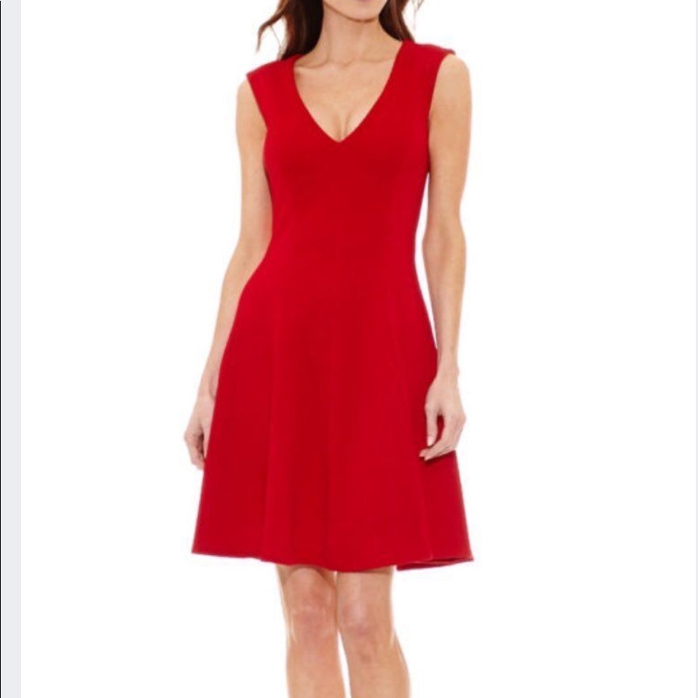 LIZ CLAIBORNE V-  Neck dress